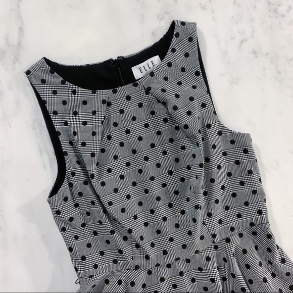 Grey and Black Polka Dot Sundress by Elle - Picture 12 of 14
